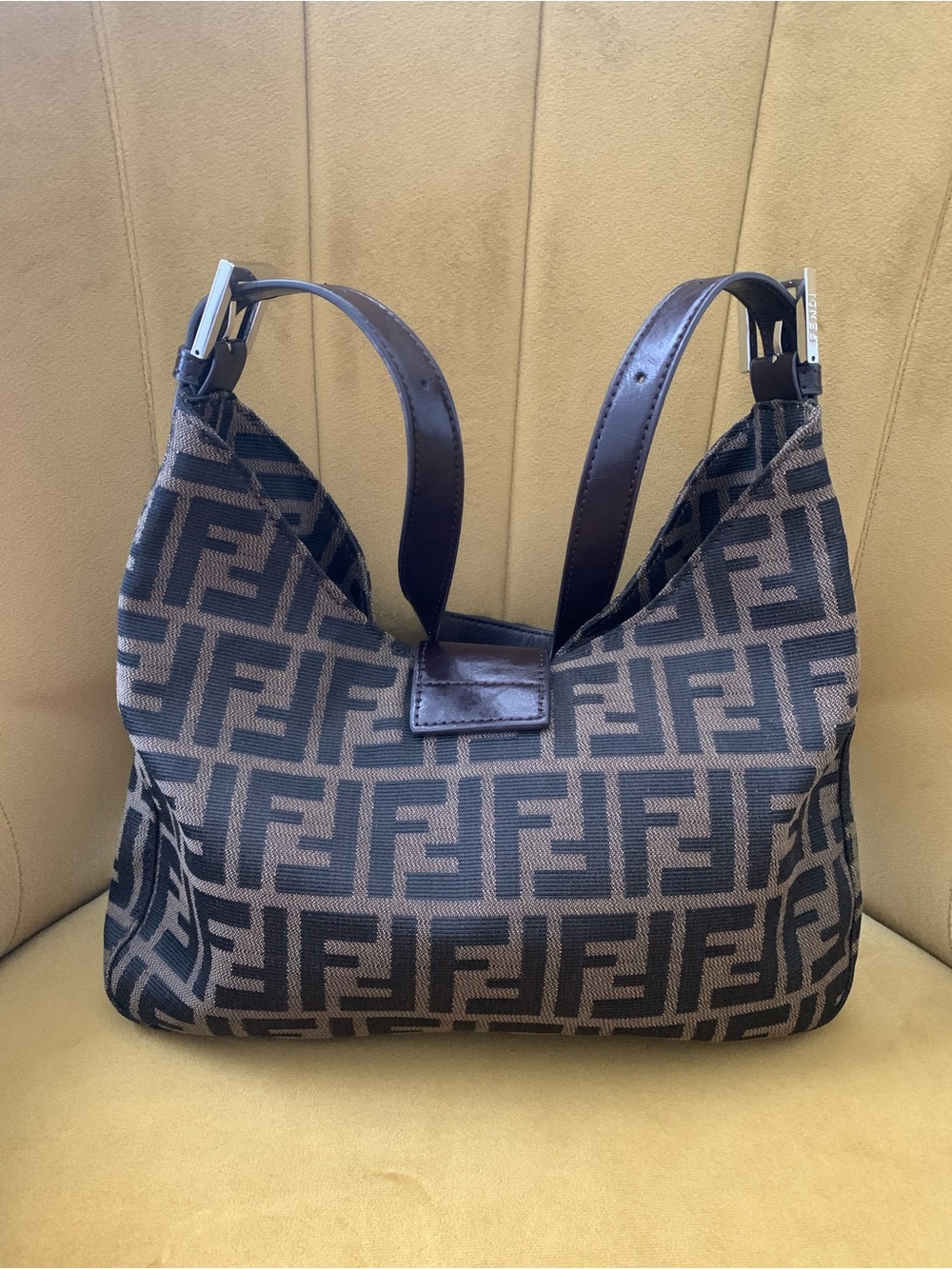 Fendi Zucca Shoulder Bag - Picture 2 of 12